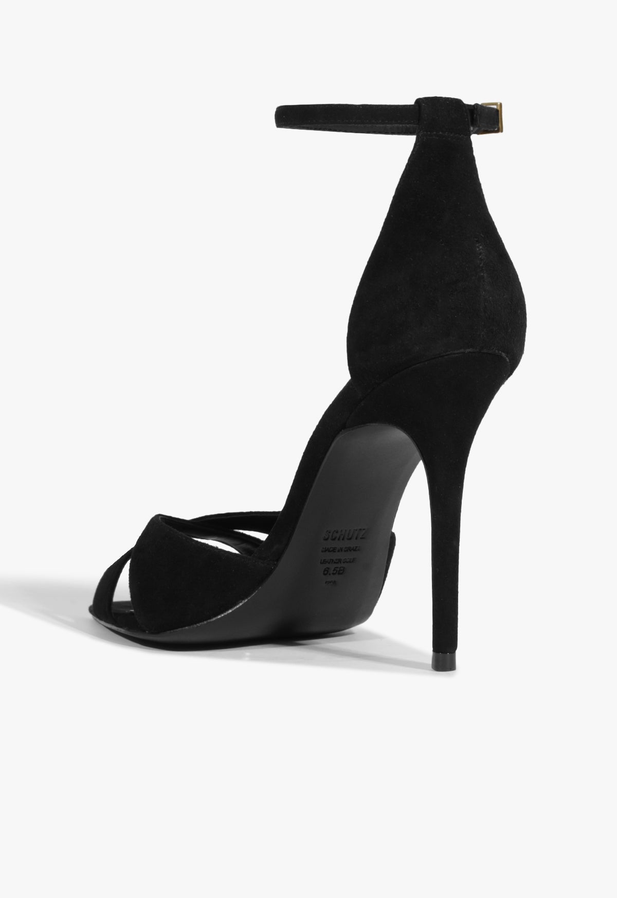 Schutz Hilda Leaf Suede Sandal