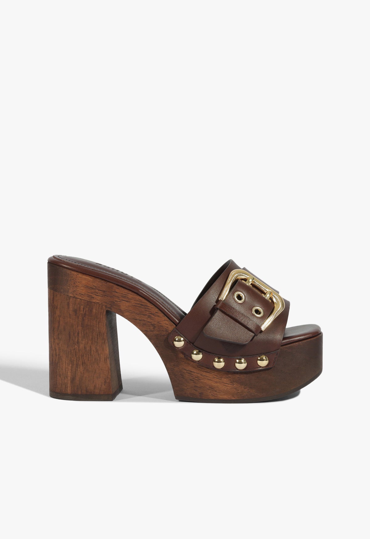 schutz Irie Platform Leather Sandal