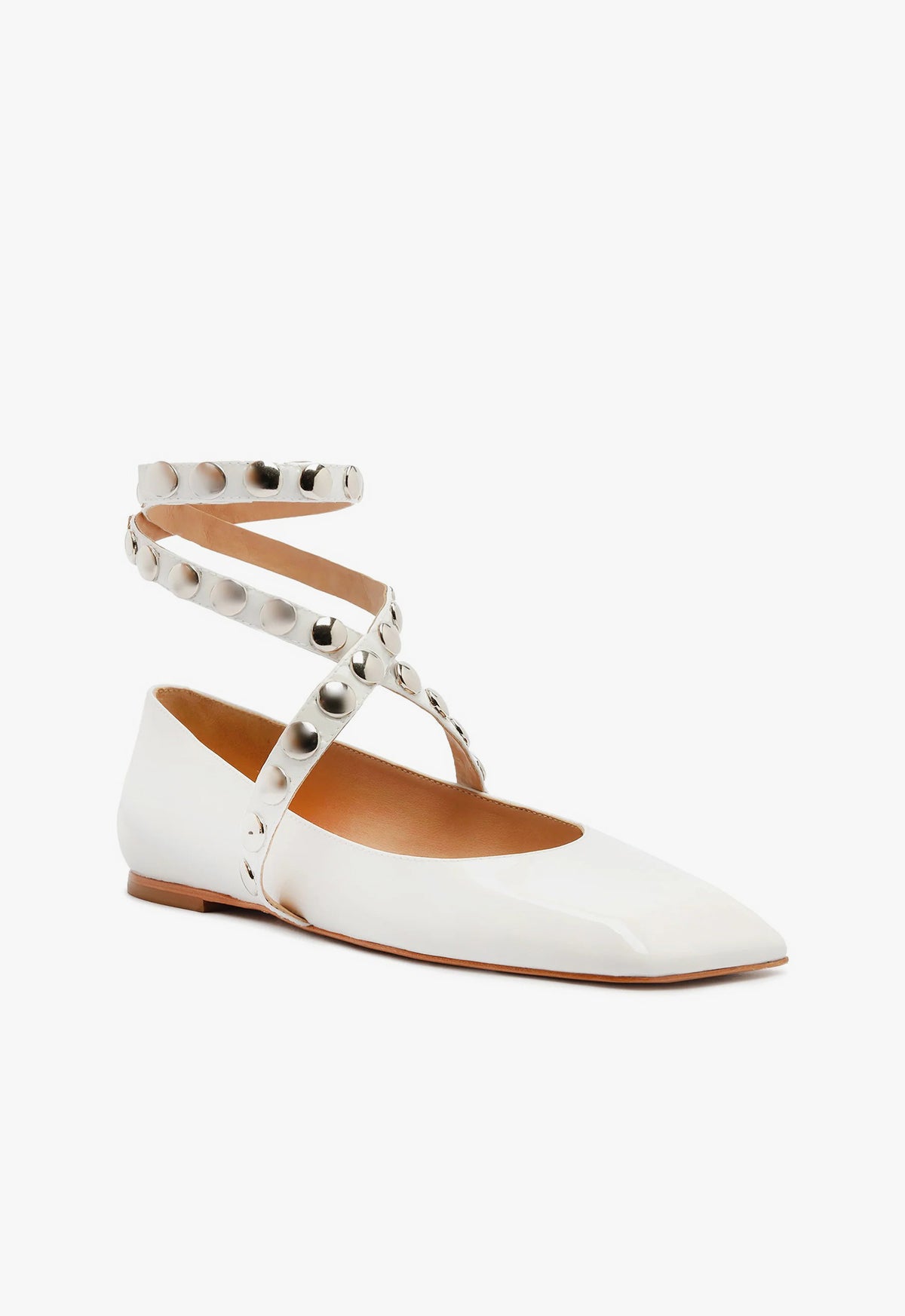 Schutz Jaycie Patent Leather Flat