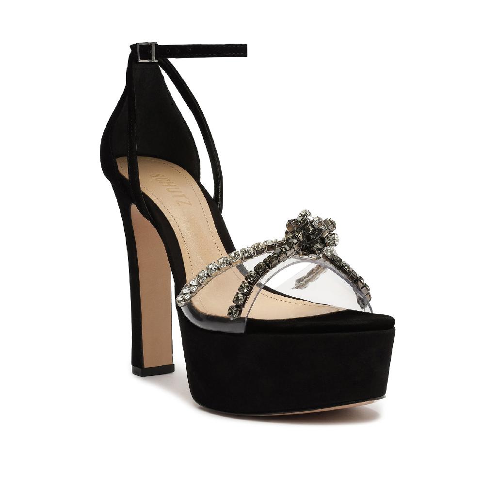 Schutz Jayda Platform Nubuck Sandal