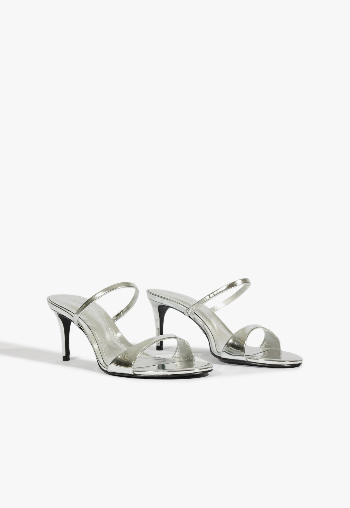 Schutz Jessica Mid Mule Metallic Sandal