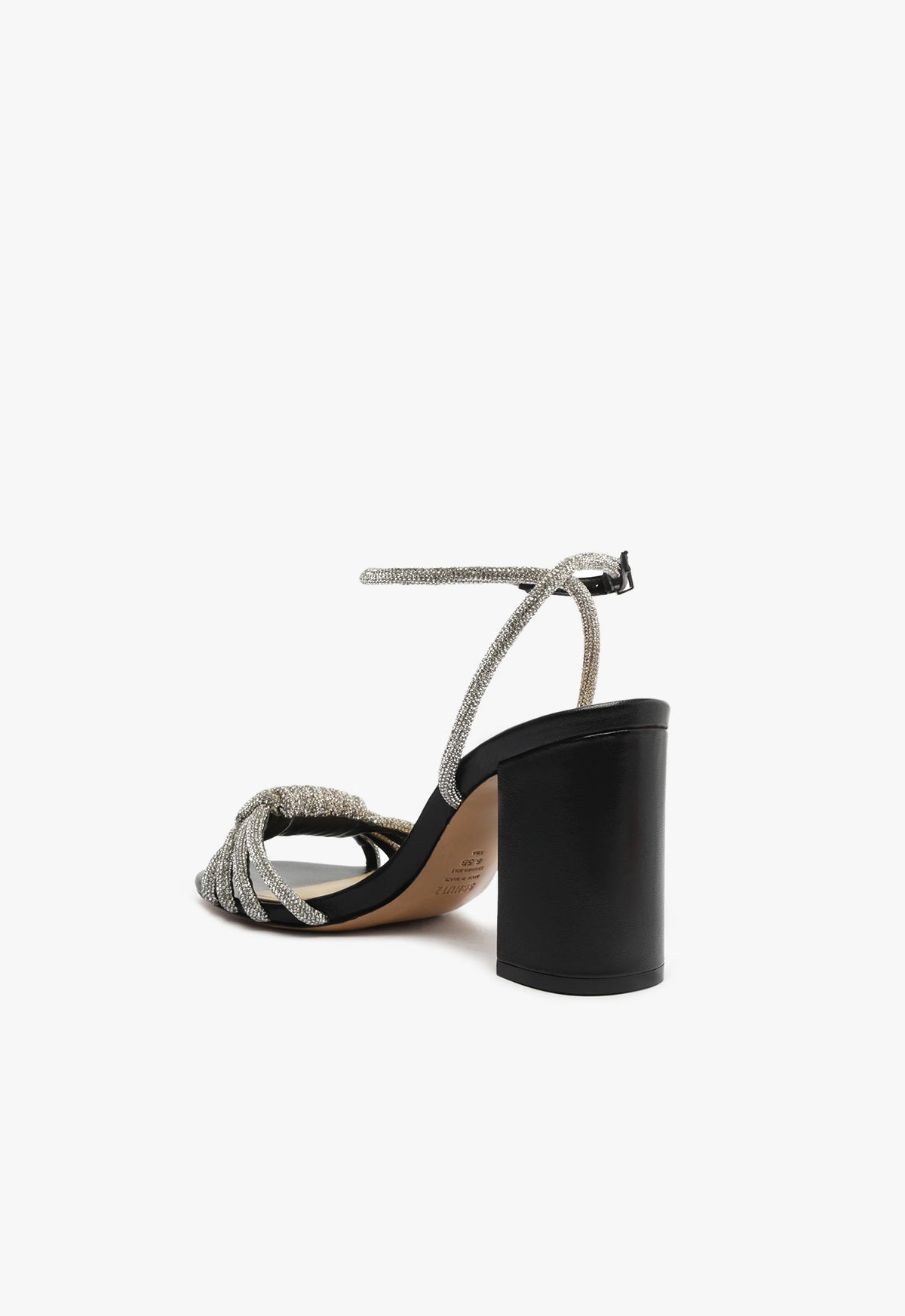 Schutz Jewell Block Leather Sandal
