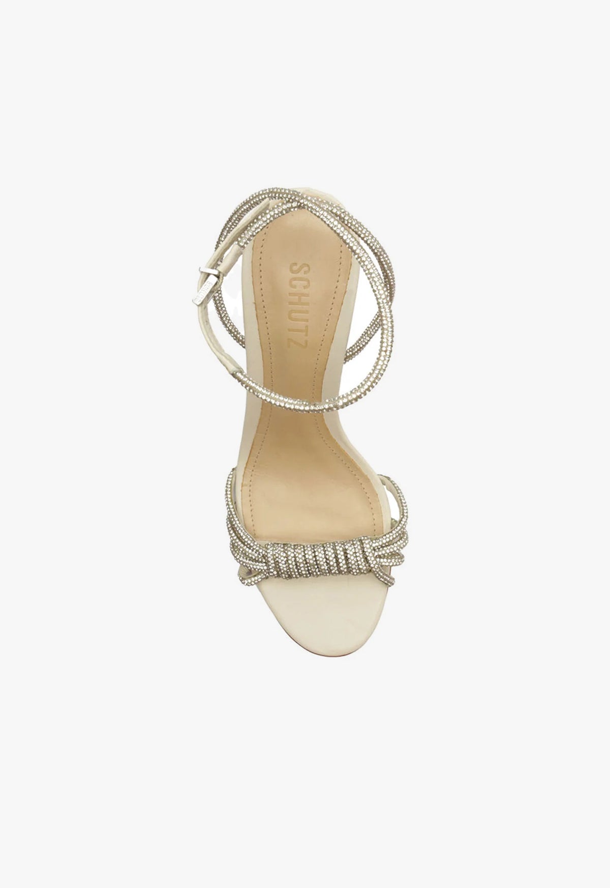Schutz Jewell Block Nappa Leather Sandal