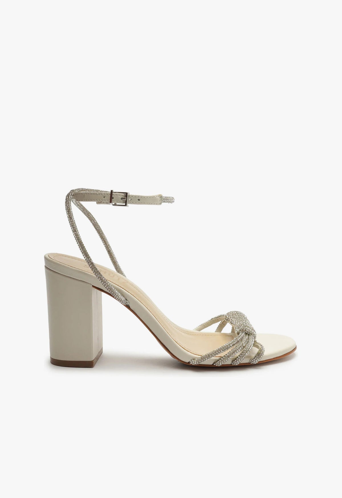 schutz Jewell Block Nappa Leather Sandal