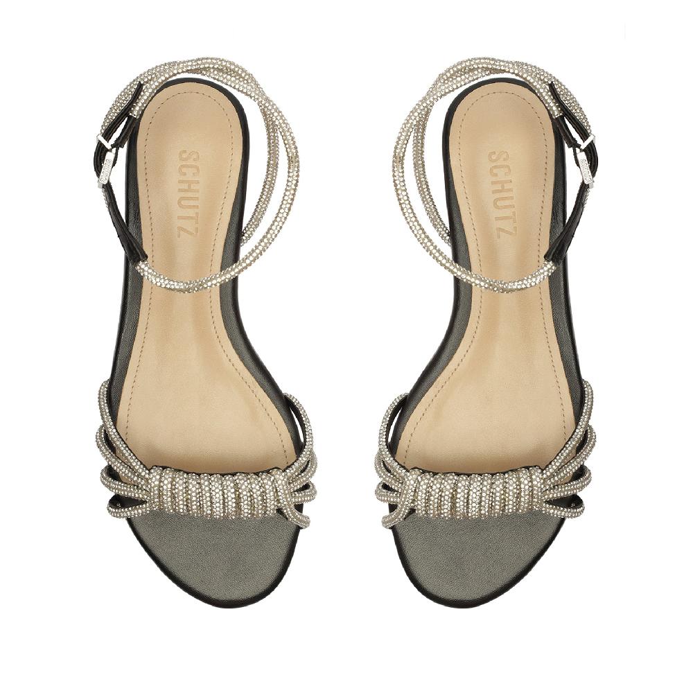 Schutz Jewell Casual Nappa Leather Sandal