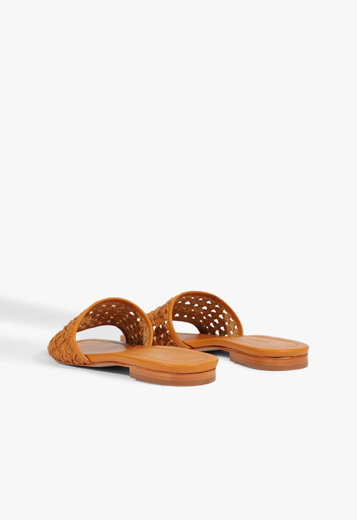 Schutz Juliet Leather Flat Sandal