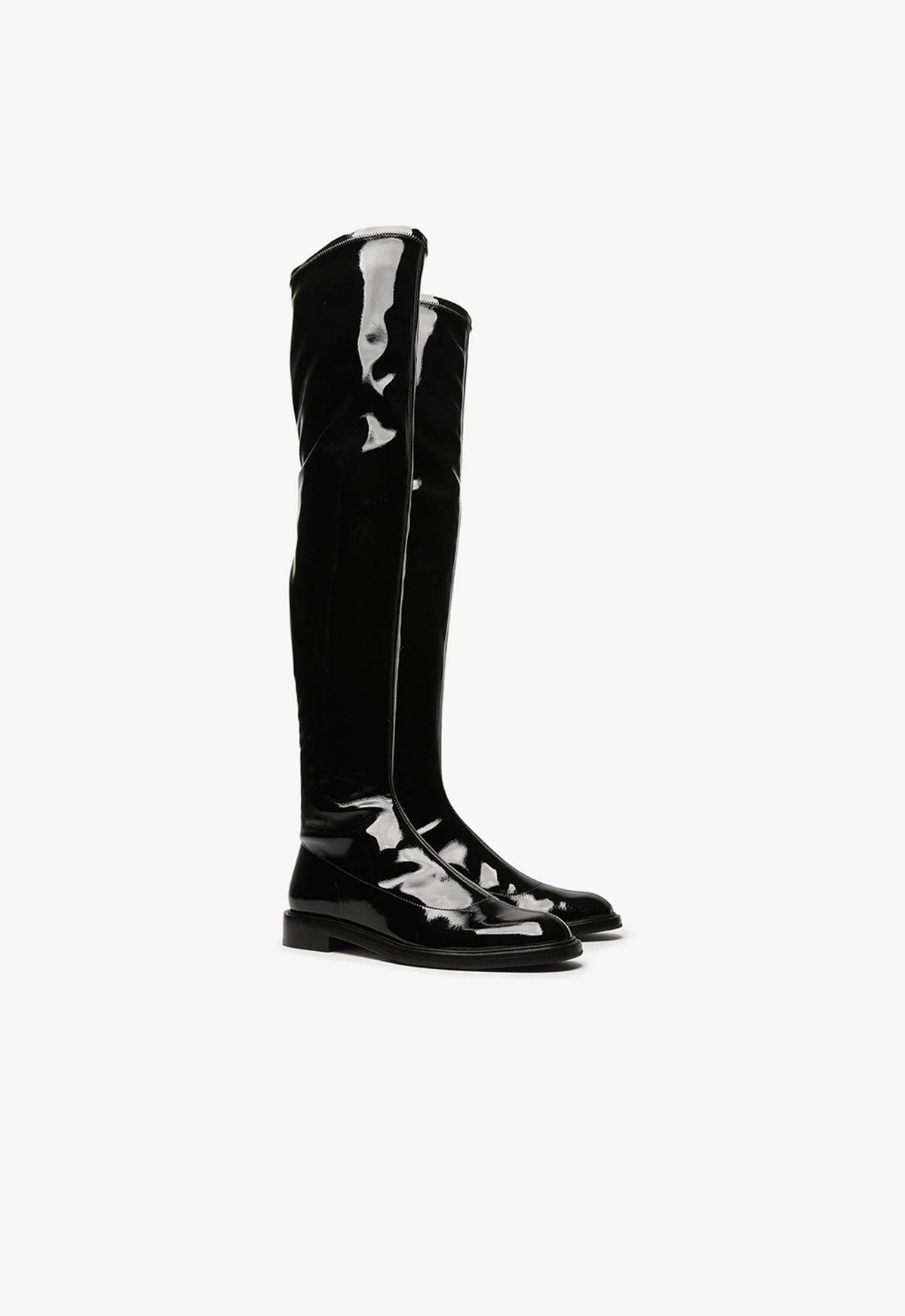 Schutz Kaolin Over The Knee Patent Leather Boot