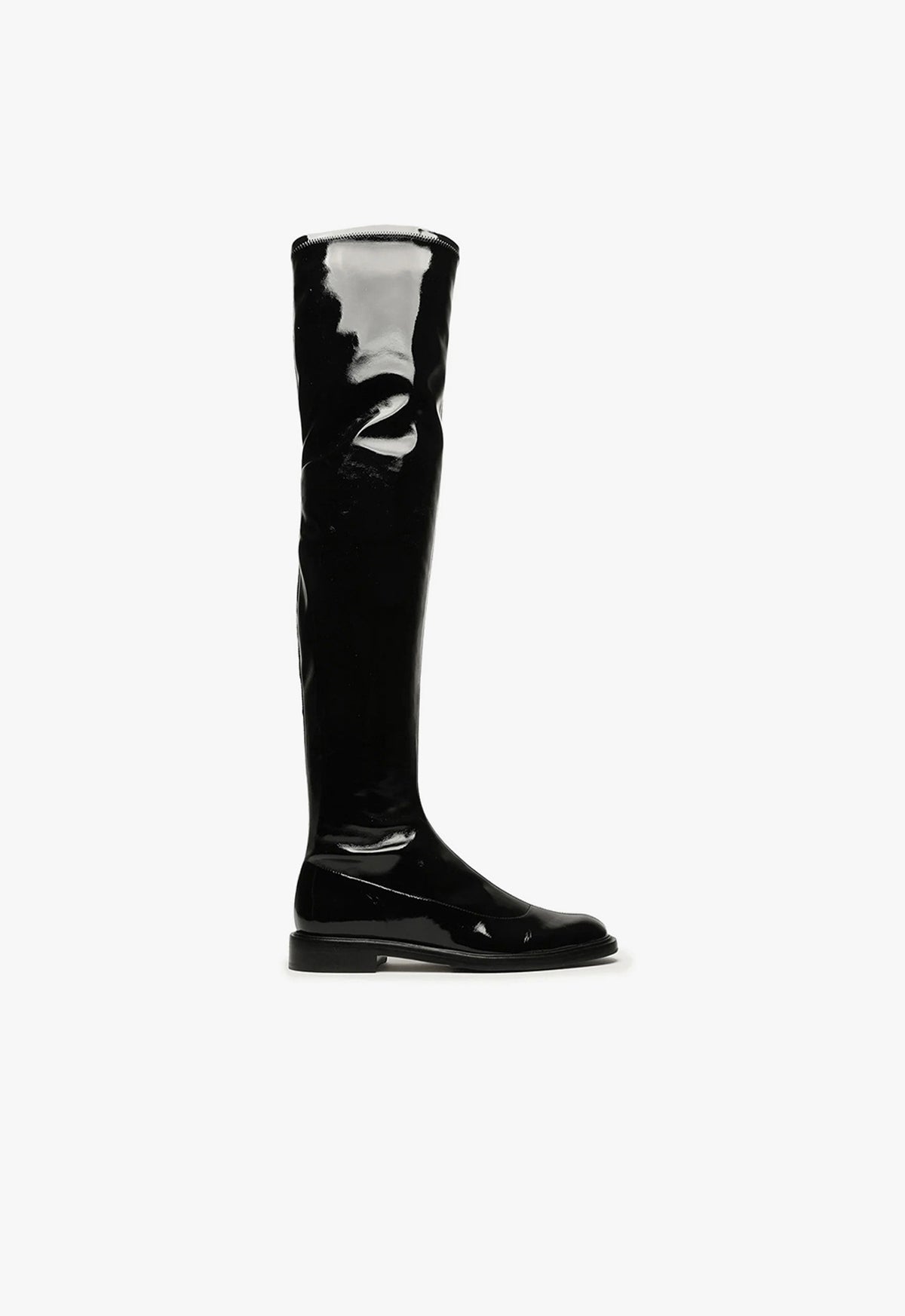 schutz Kaolin Over the Knee Patent Leather Boot