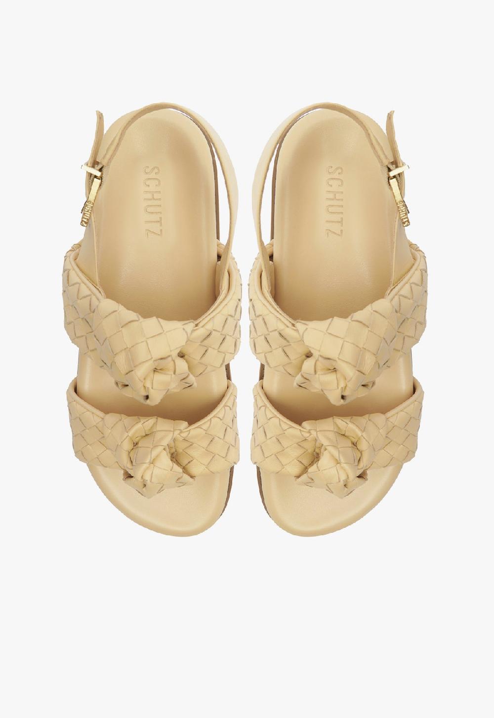 Schutz Kareena Beige Sporty Sandal