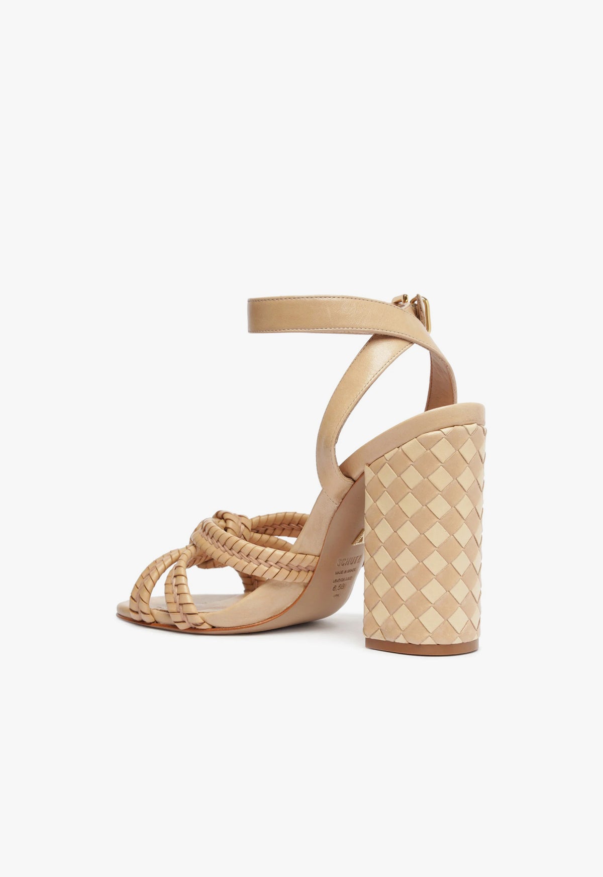 Schutz Kareena Woven Leather Sandal