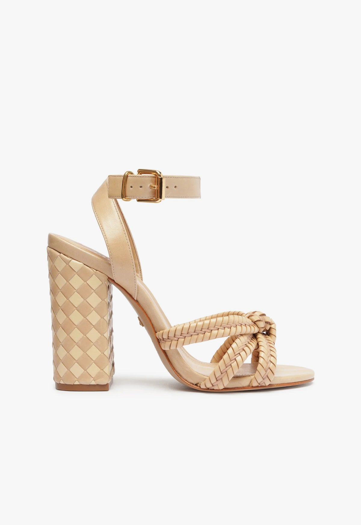 schutz Kareena Woven Leather Sandal