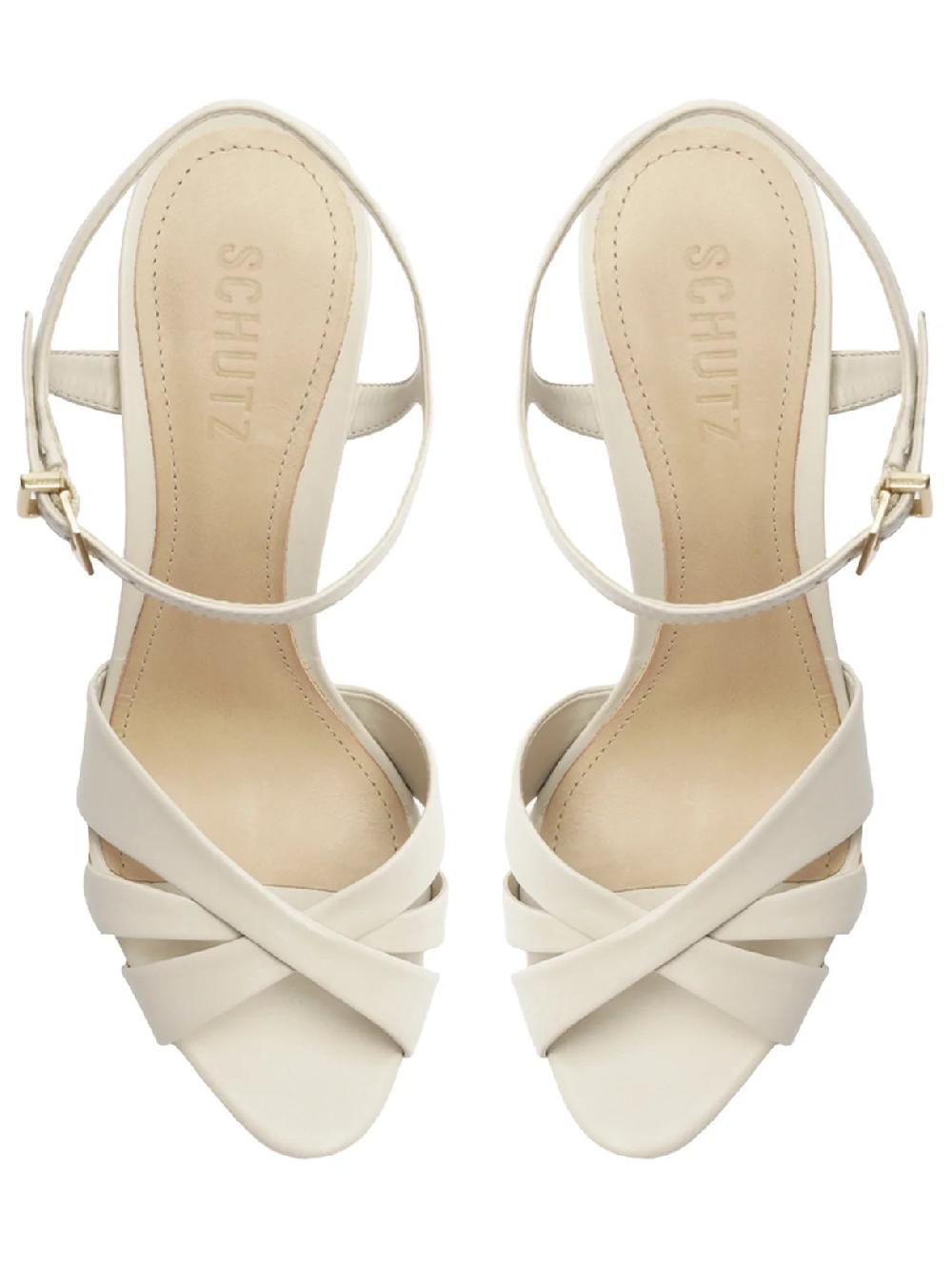 Schutz Keefa Block Leather Sandal