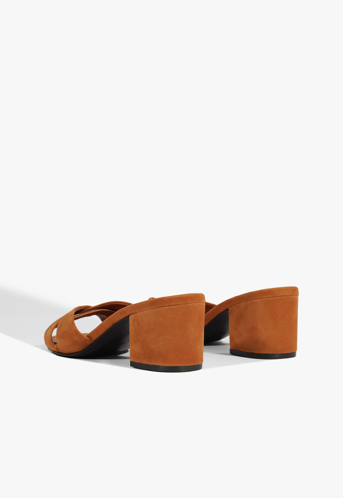 Schutz Keefa Block Mule Suede Sandal