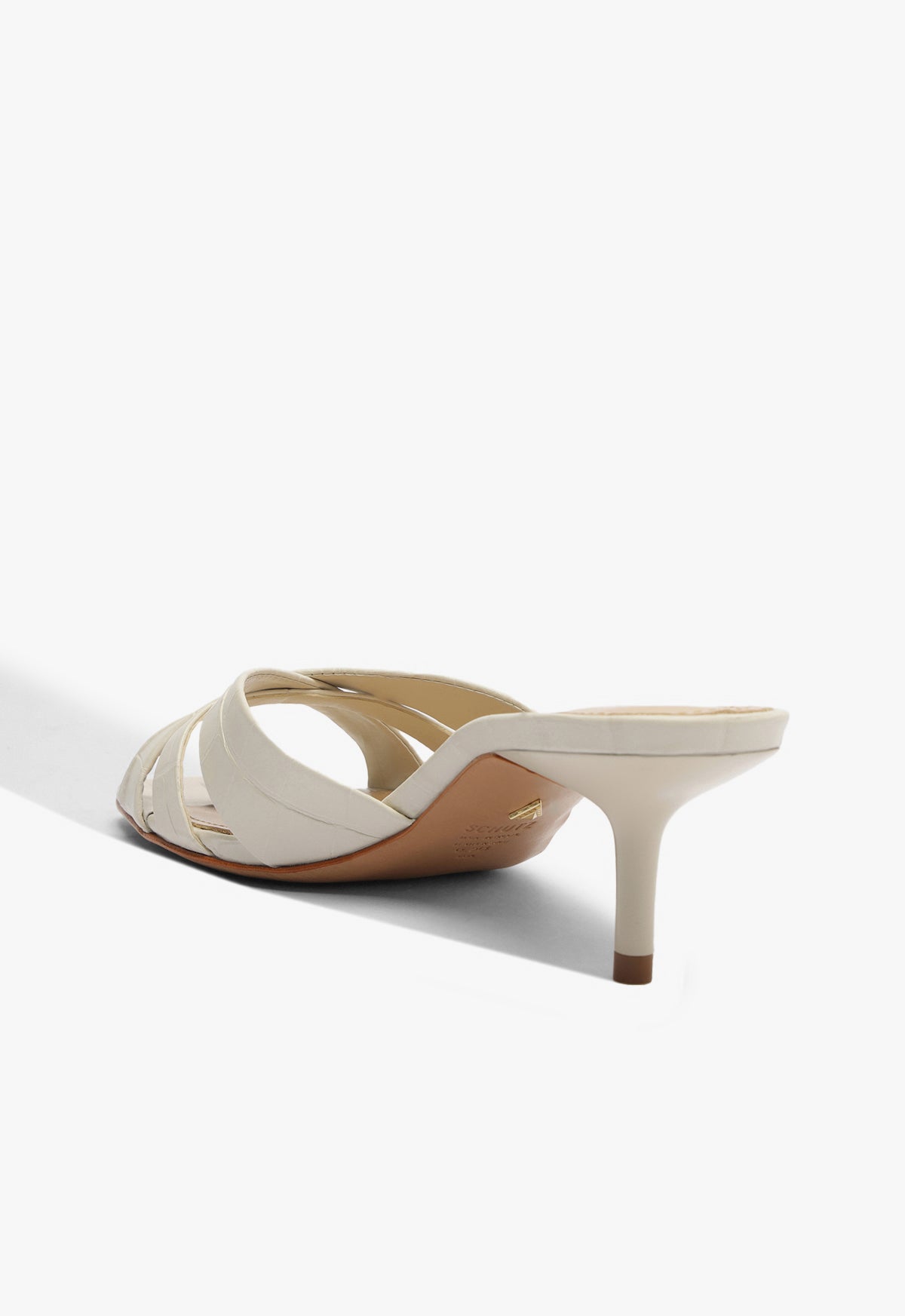 Schutz Keefa Mule Croc Sandal