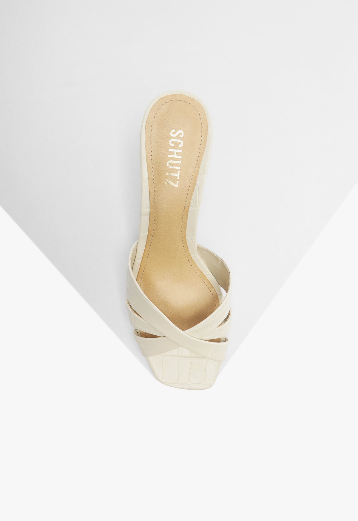 Schutz Keefa Mule Croc Sandal