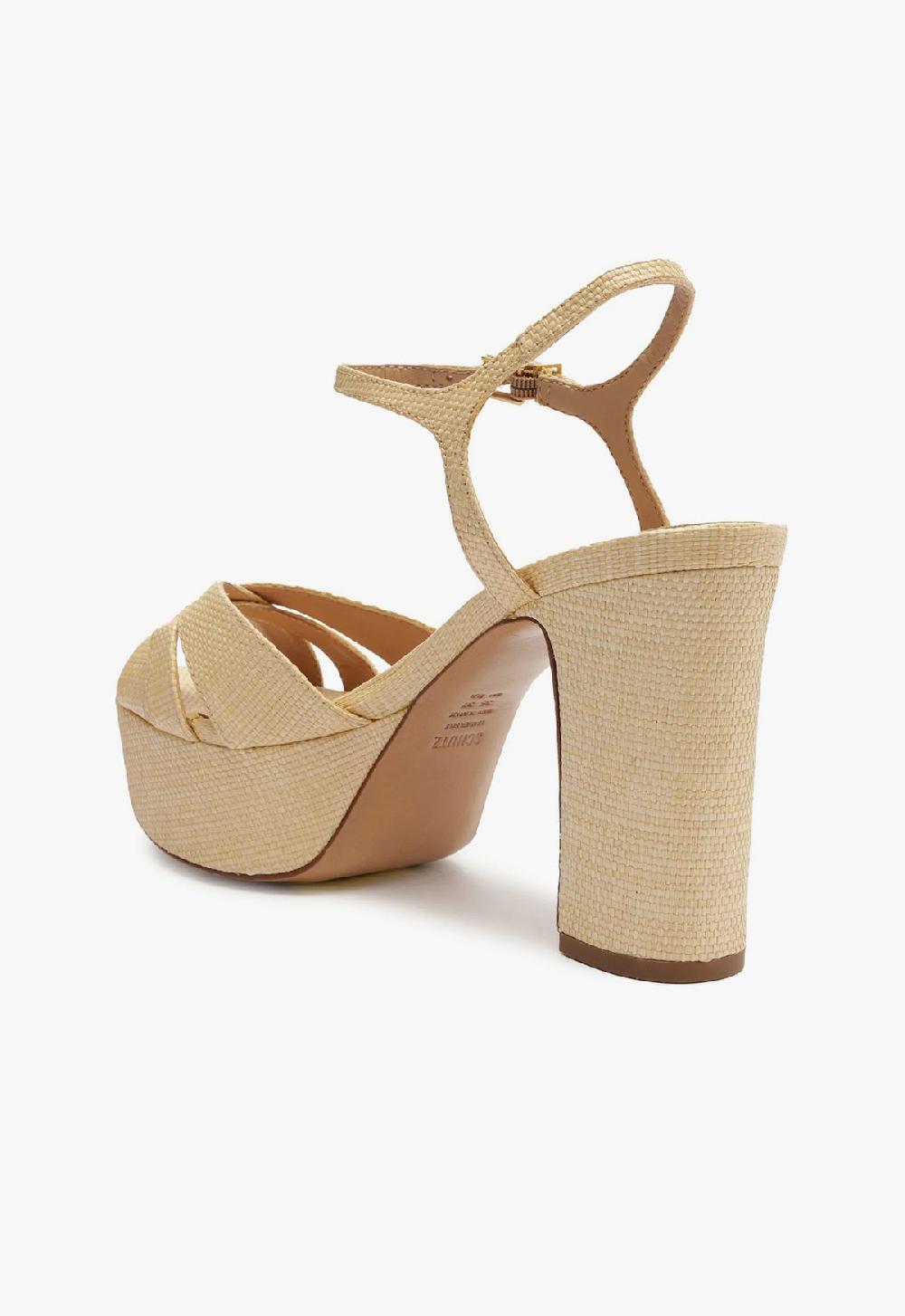 Schutz Keefa Raffia Sandal