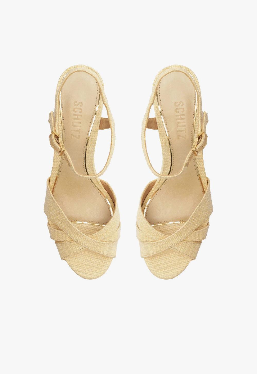 Schutz Keefa Raffia Sandal