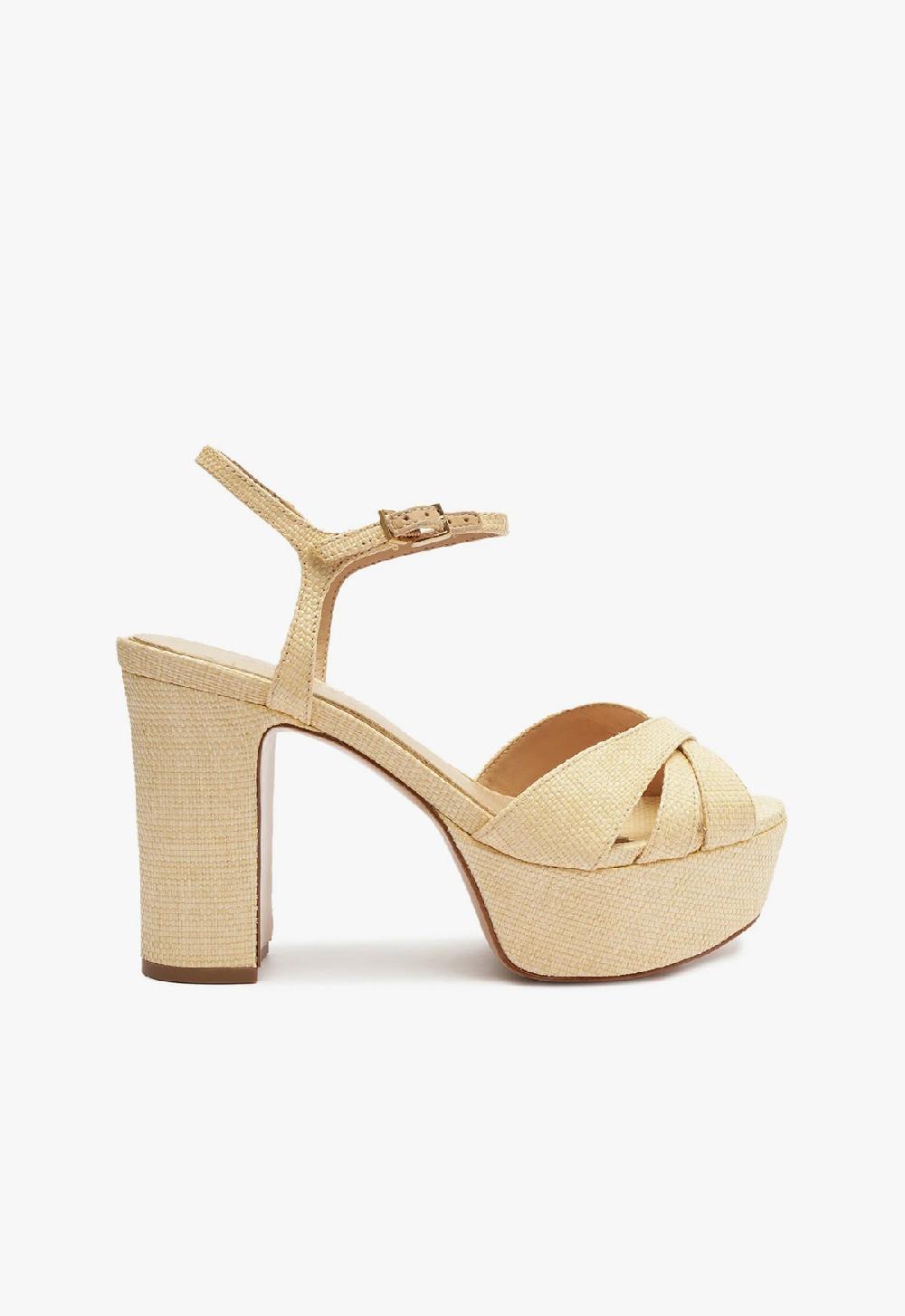 schutz Keefa Raffia Sandal
