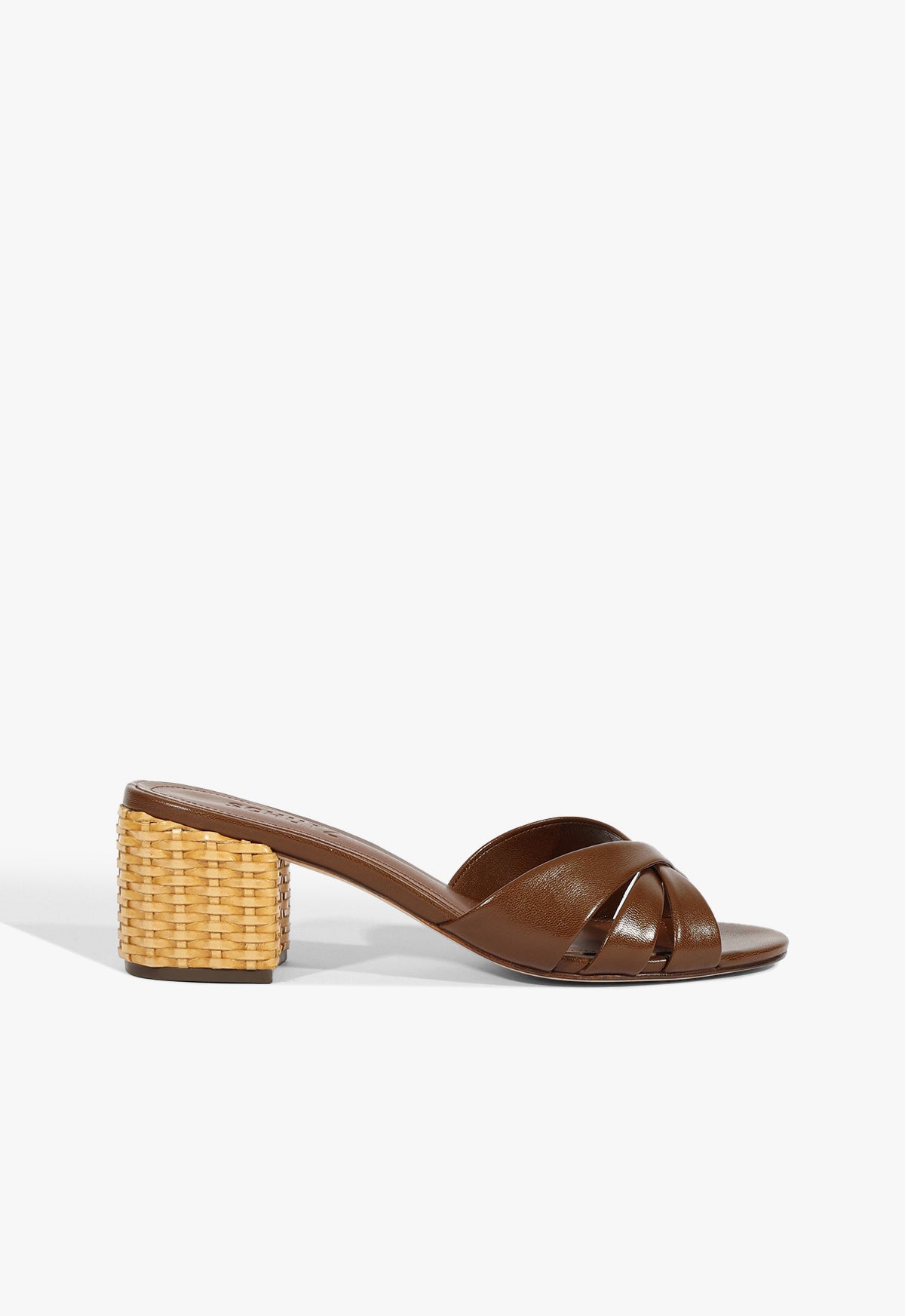 schutz Keefa Straw Mule Sandal
