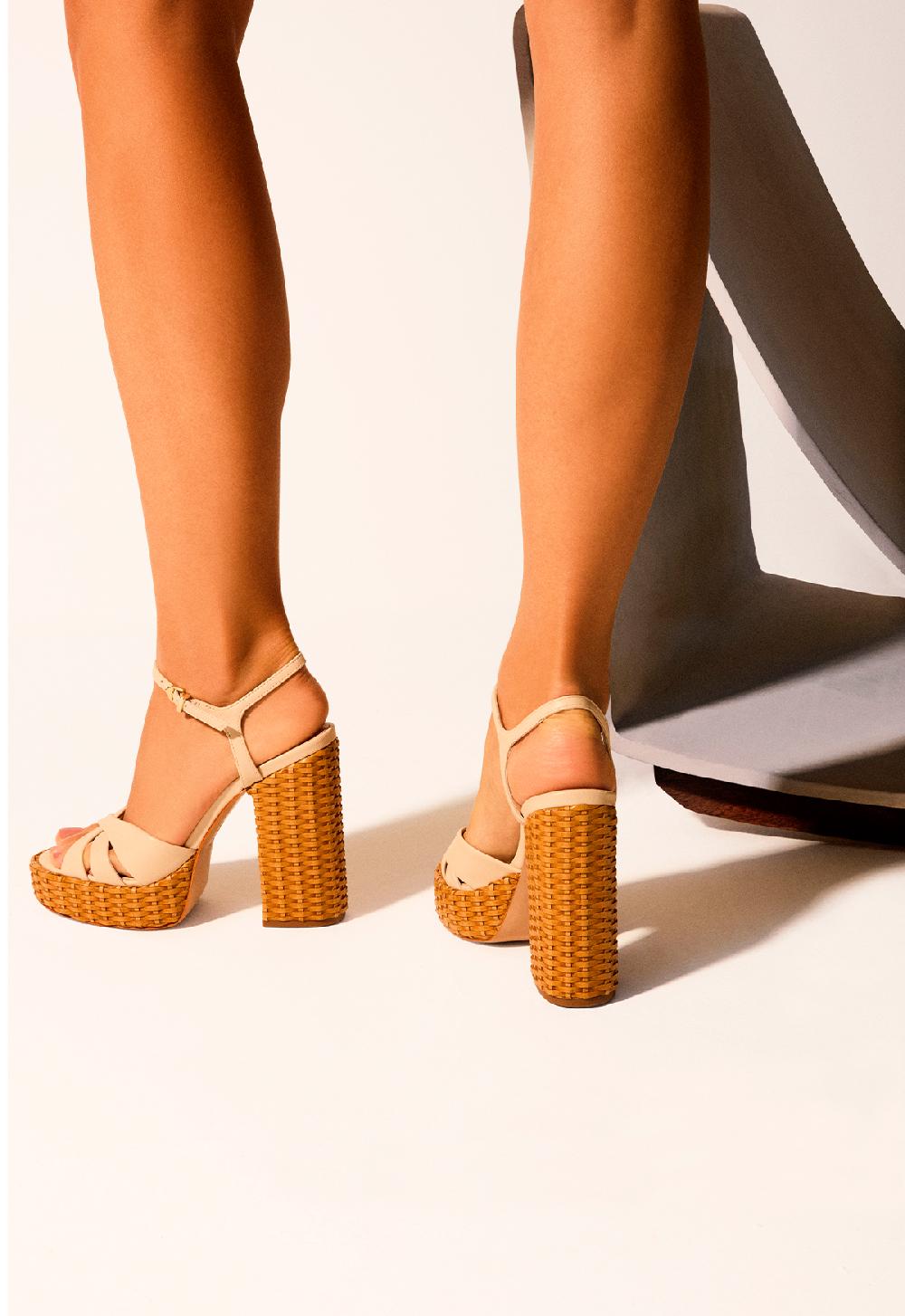 Schutz Keefa Straw Sandal