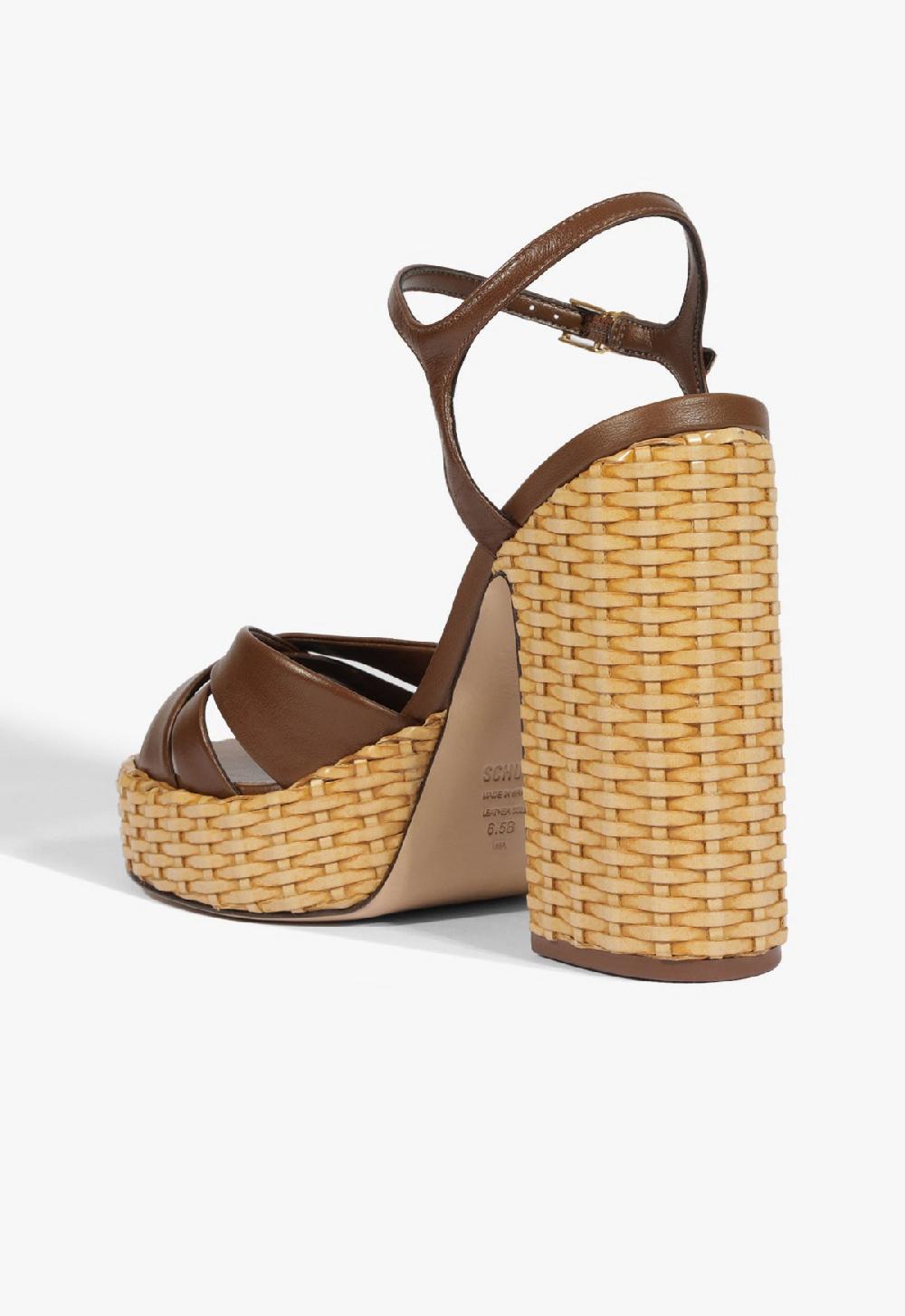 Schutz Keefa Straw Sandal