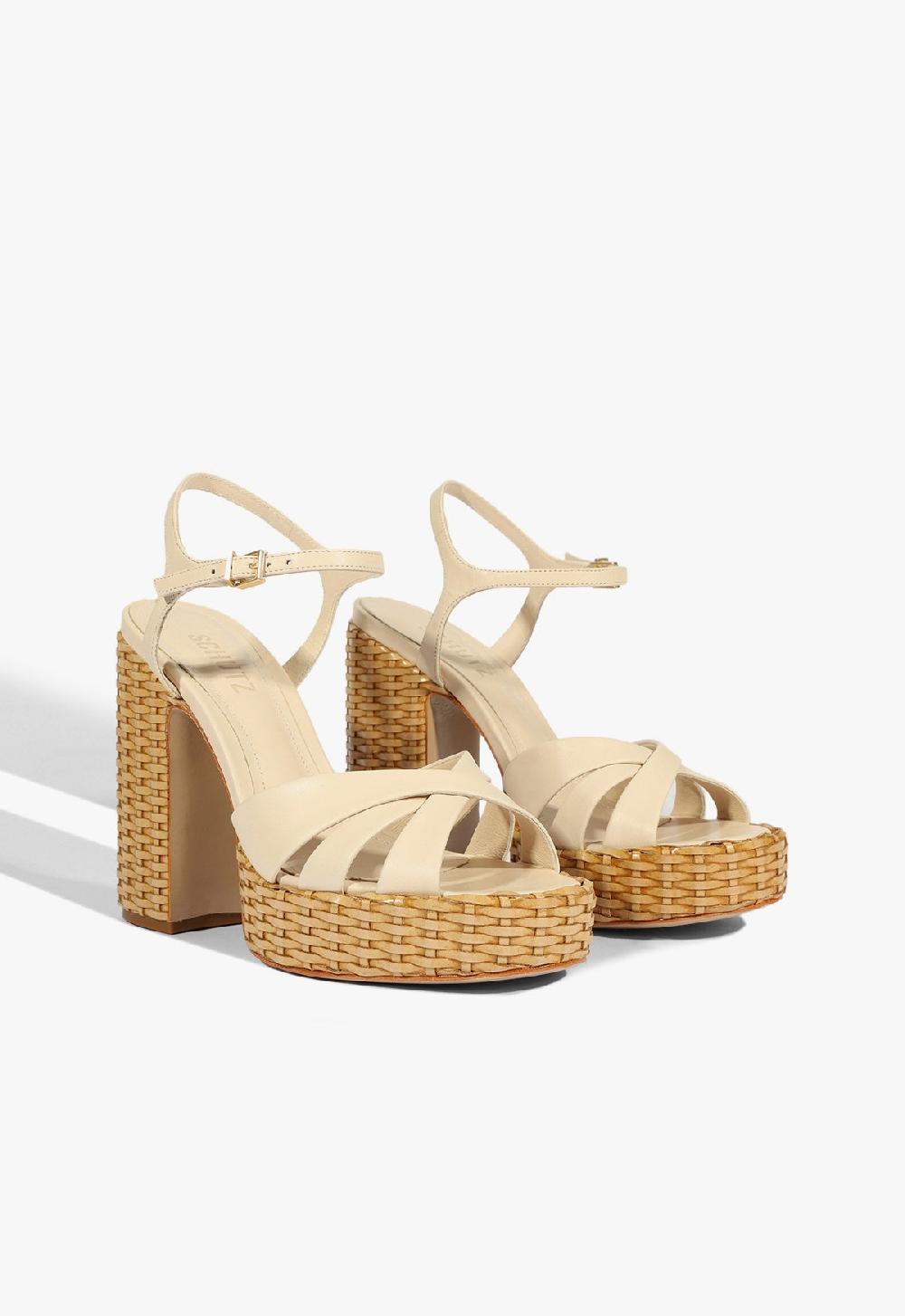 Schutz Keefa Straw Sandal