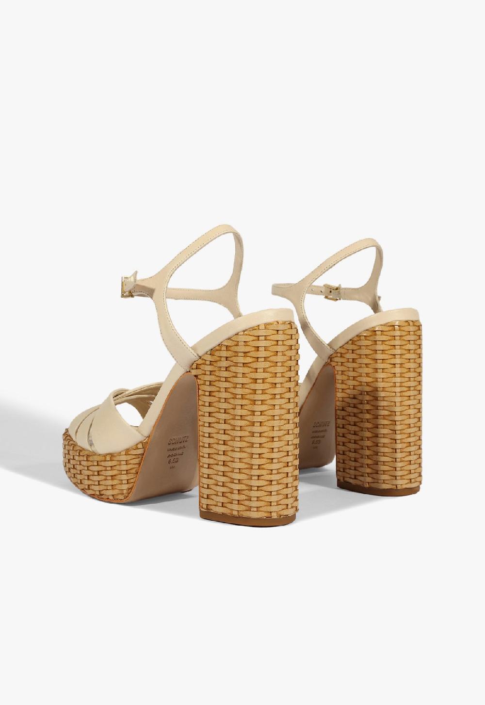 Schutz Keefa Straw Sandal