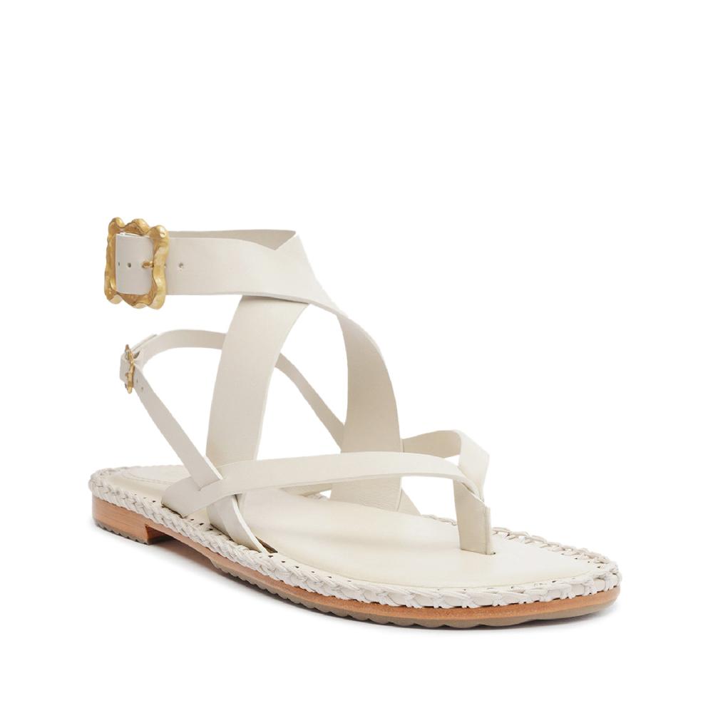 Schutz Keith Flat Leather Sandal