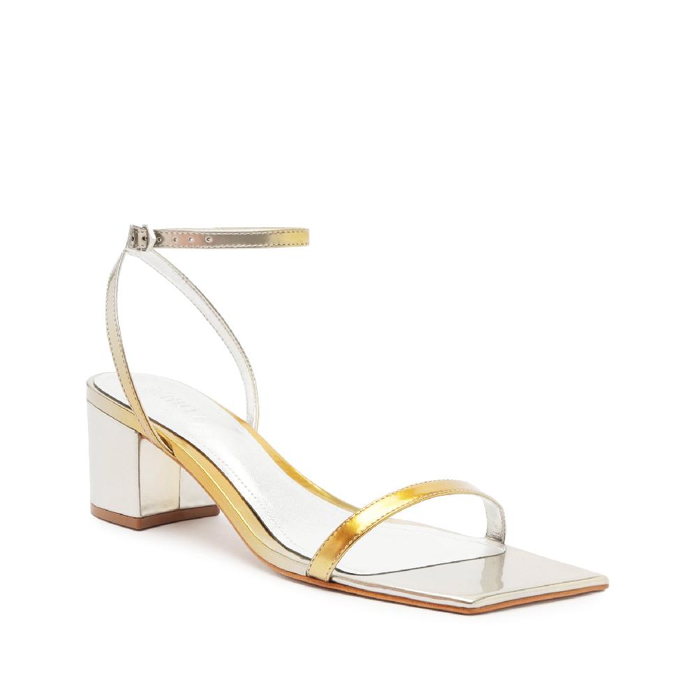 Schutz Kendall Specchio Leather Sandal