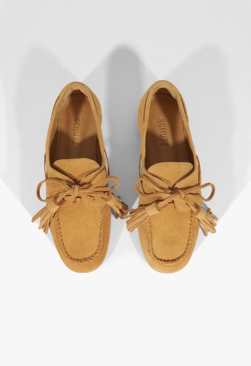 Schutz Kim Suede Flat