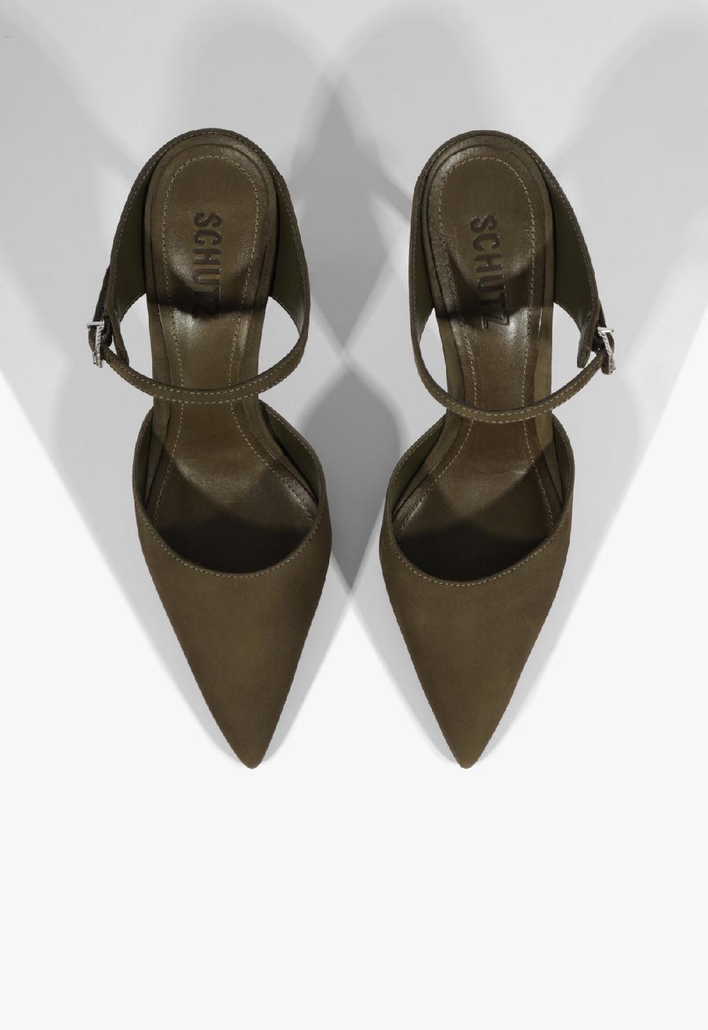 Schutz Laura Mule Suede Pump