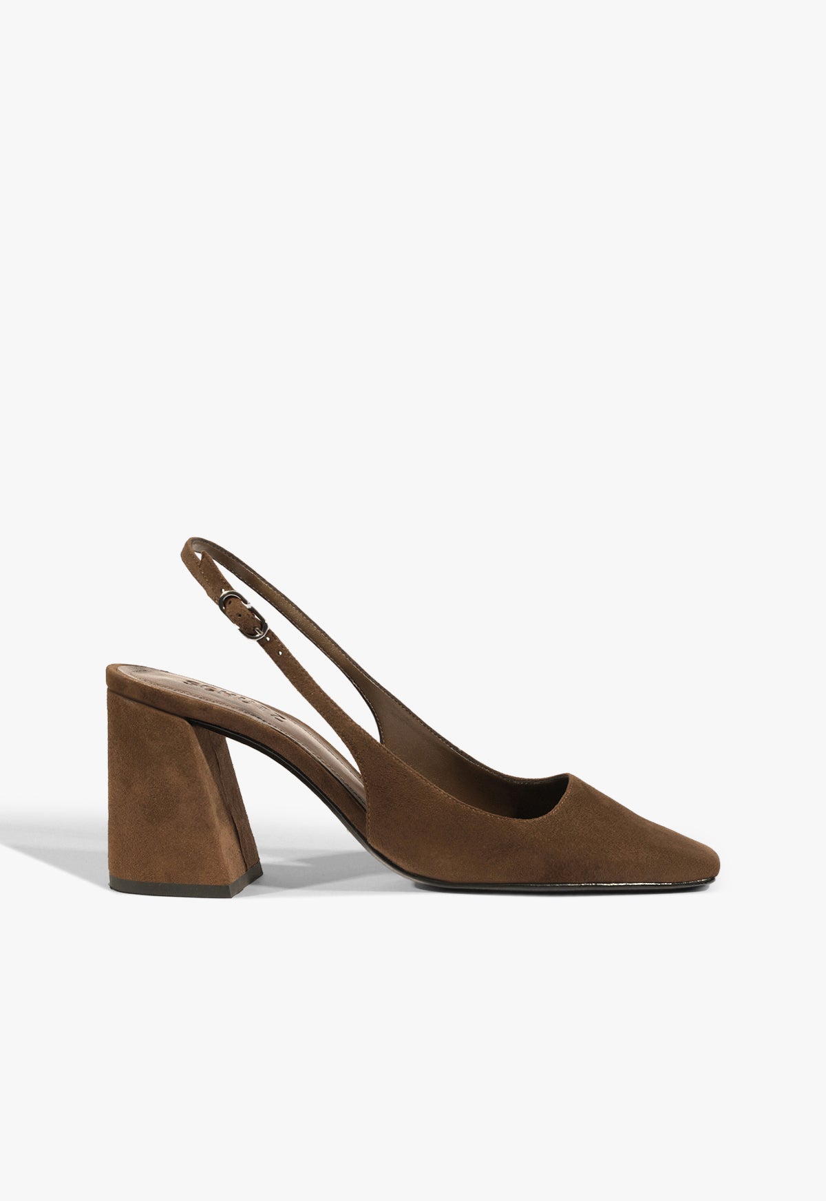 schutz Leia Block Suede Pump