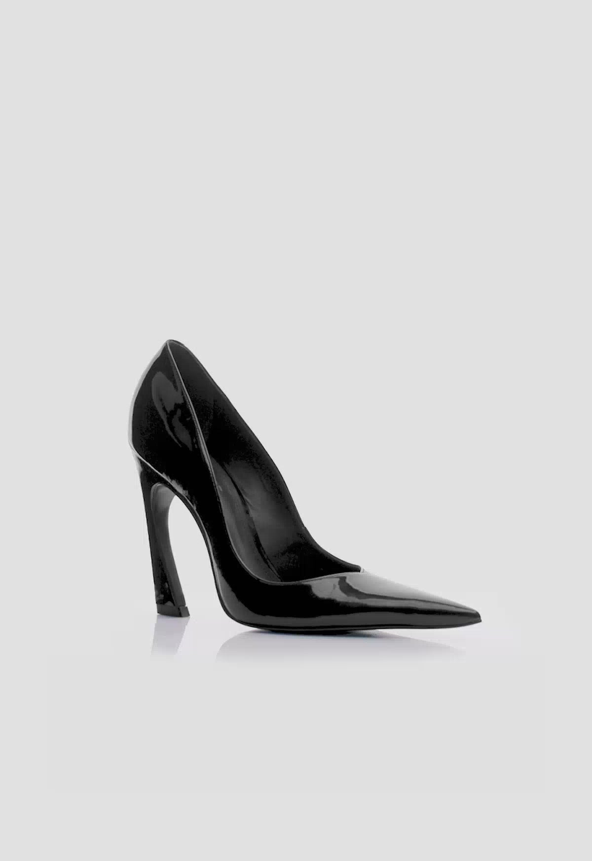 Schutz Lexi High Sculptural Black Pump