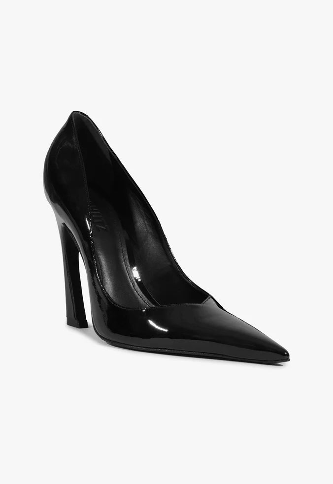 Schutz Lexi High Sculptural Black Pump