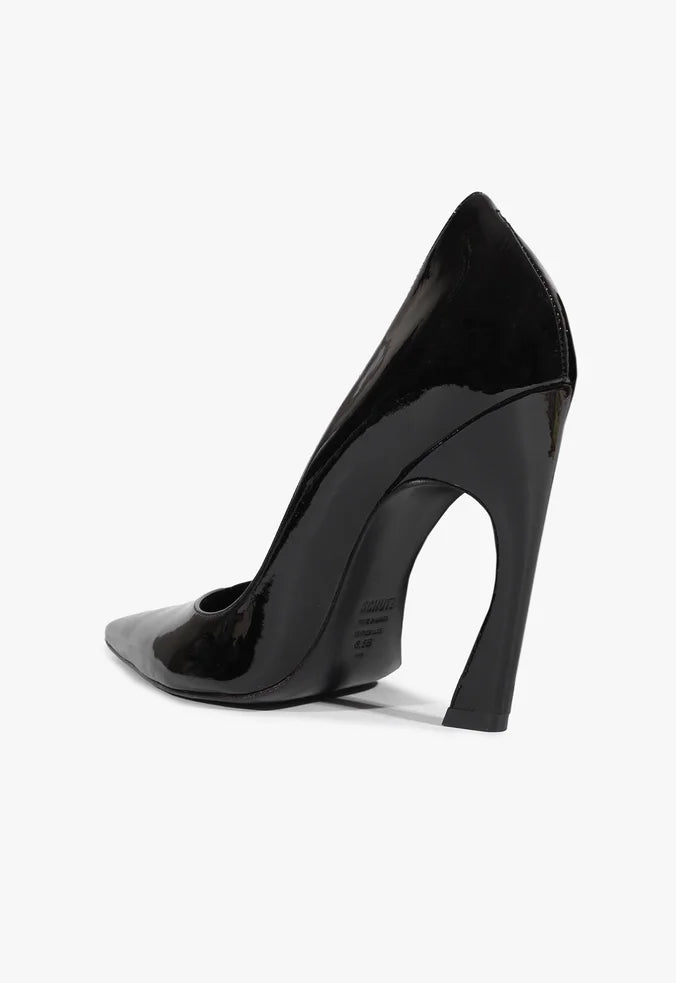 Schutz Lexi High Sculptural Black Pump