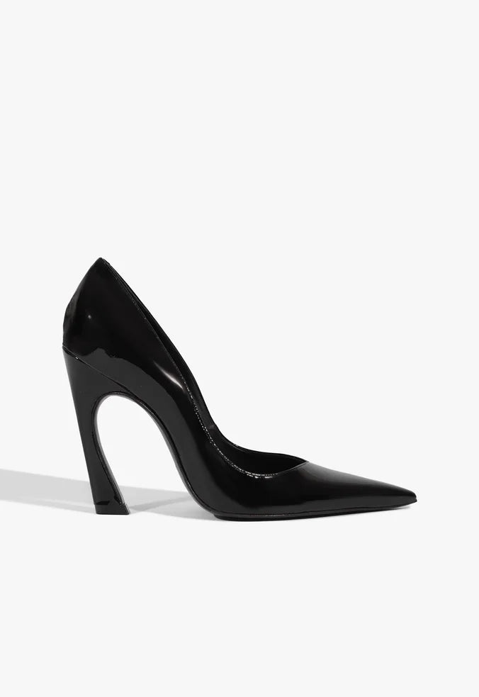 schutz Lexi High Sculptural Black Pump