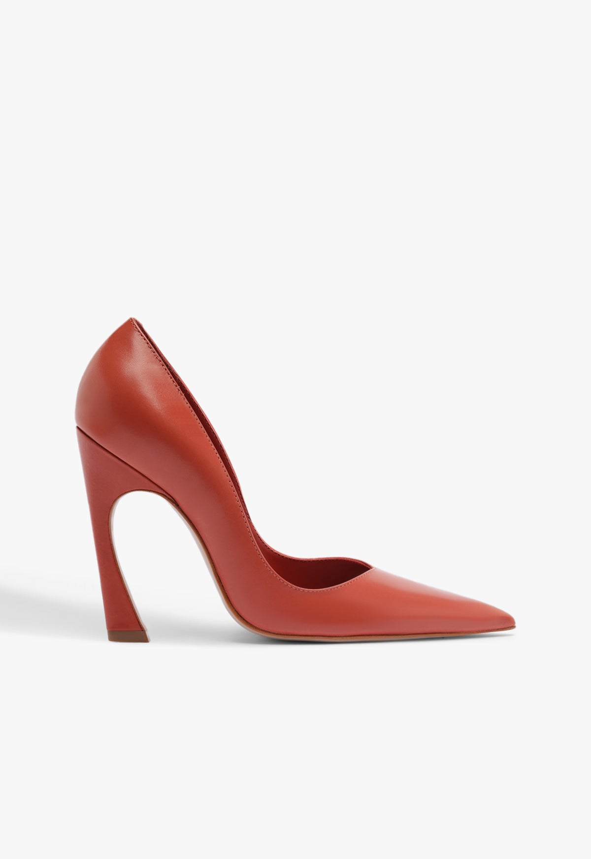 schutz Lexi High Sculptural Red Pump