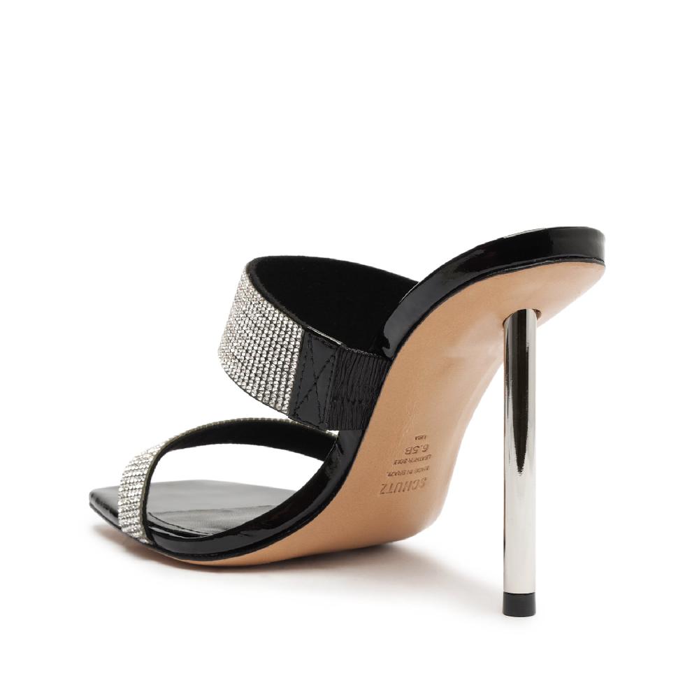 Schutz Liam Metallic Nappa Leather Sandal