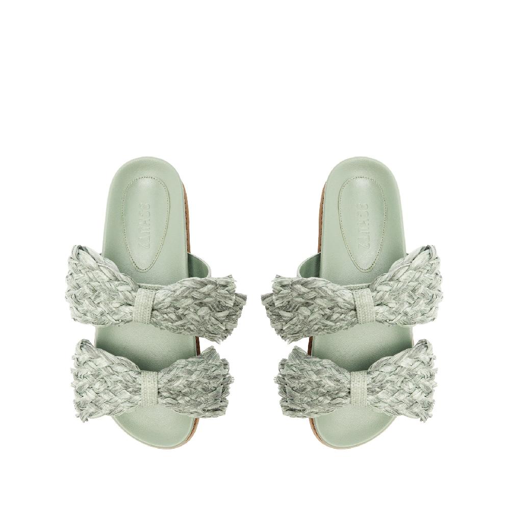 Schutz Lienne Sporty Straw Sandal