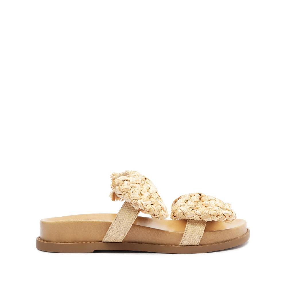 schutz Lienne Sporty Straw Sandal