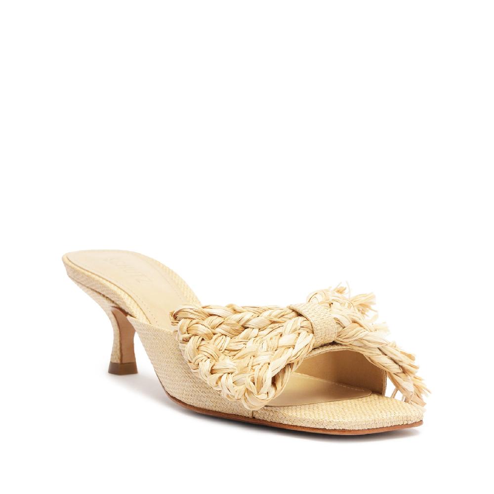Schutz Lienne Straw Sandal