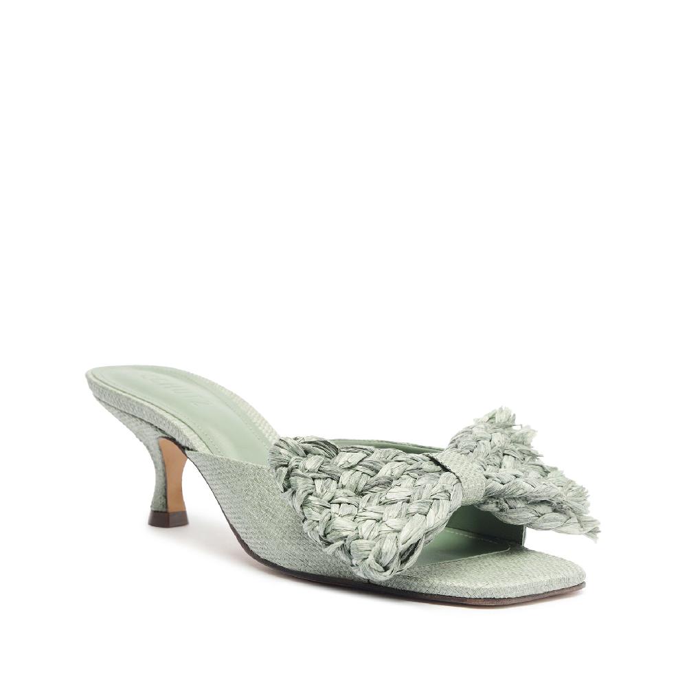 Schutz Lienne Straw Sandal