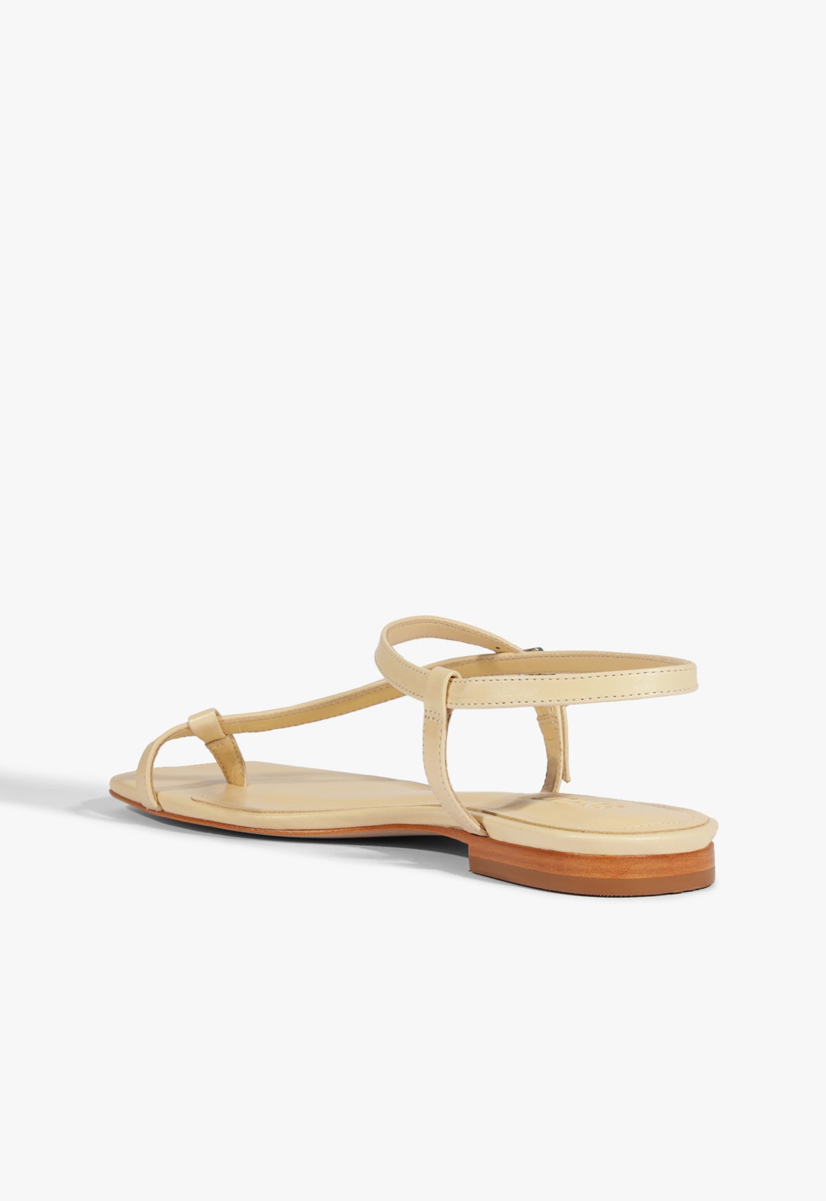 Schutz Lisa Beige Suede Flat Sandal