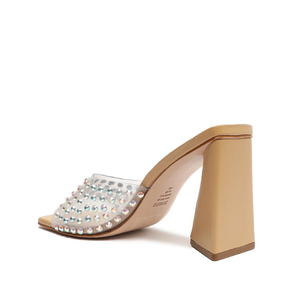 Schutz Lizah Crystal Vinyl Sandal