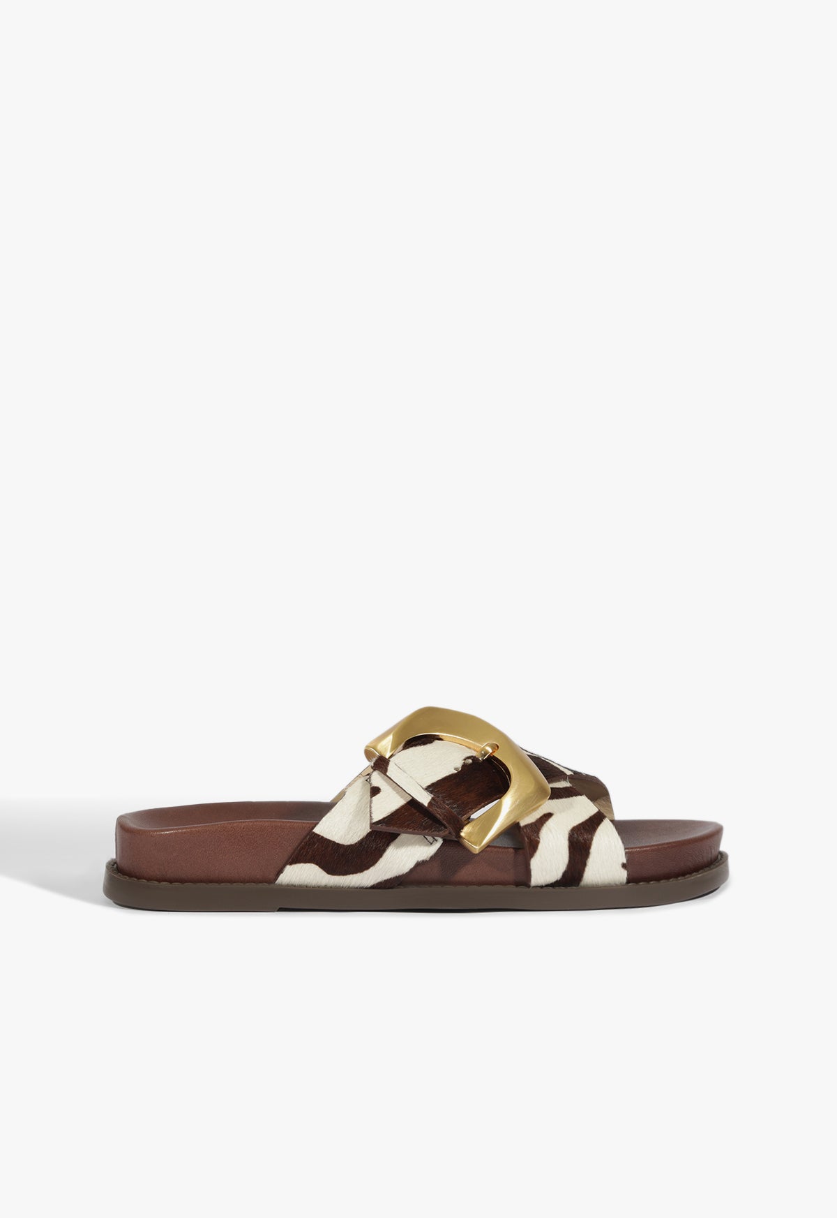 schutz Lois Animal Print Sporty Sandal