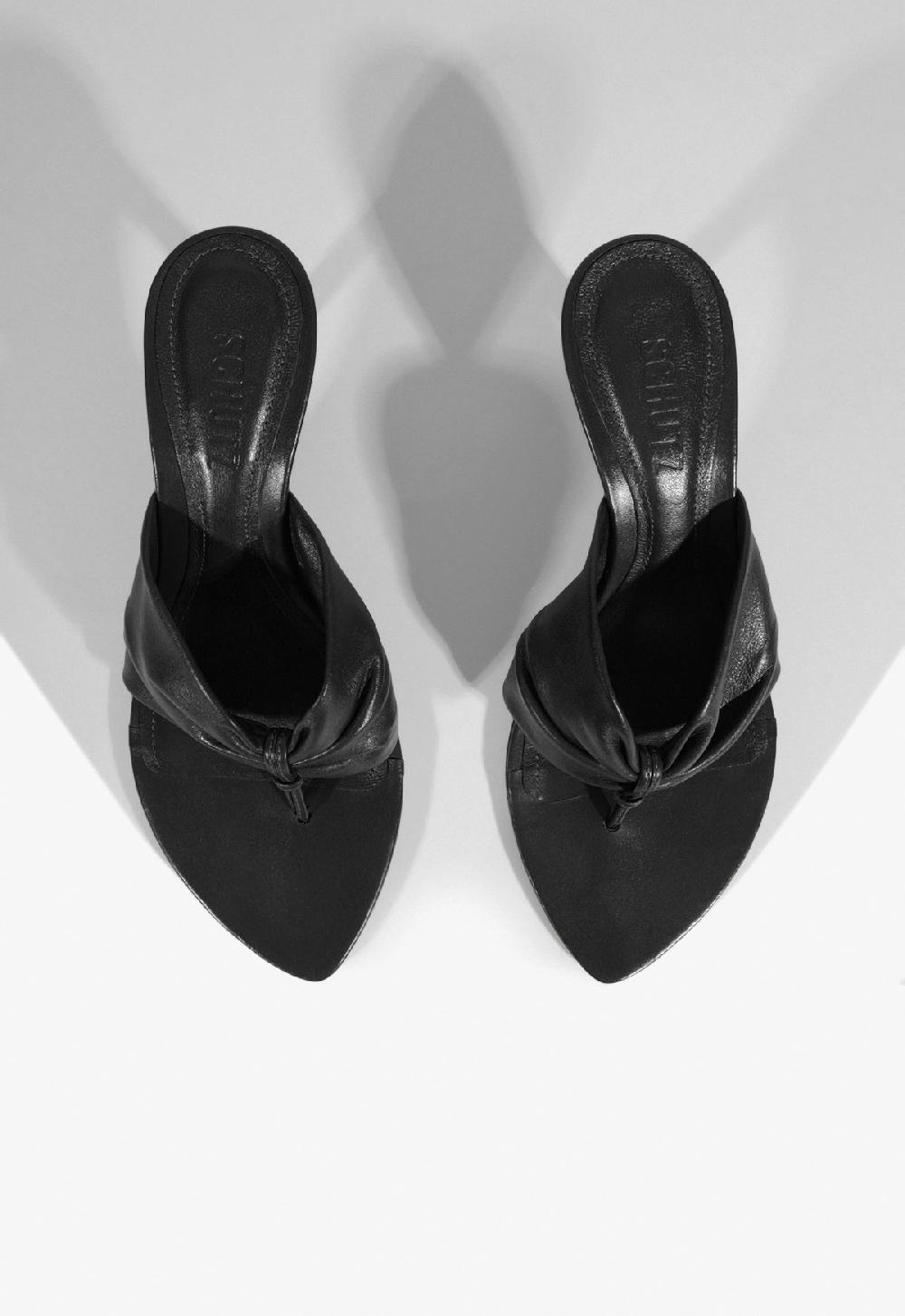 Schutz Lori Mid Leather Sandal