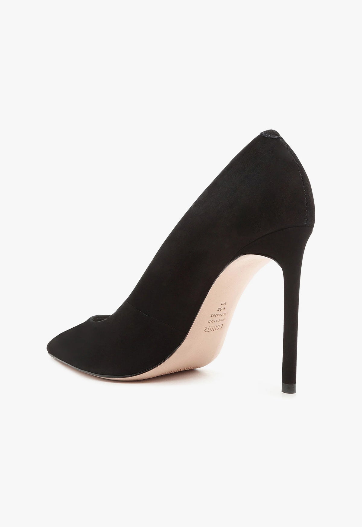 Schutz Lou High Stiletto Black Pump