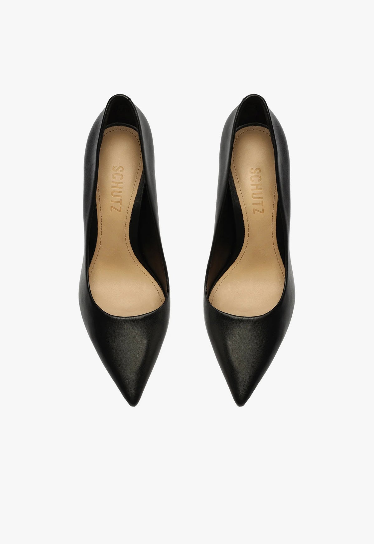 Schutz Lou High Stiletto Black Pump