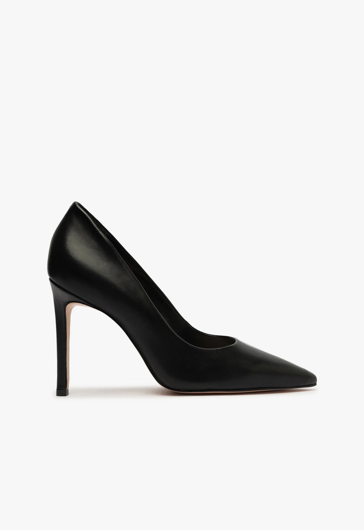 schutz Lou High Stiletto Black Pump