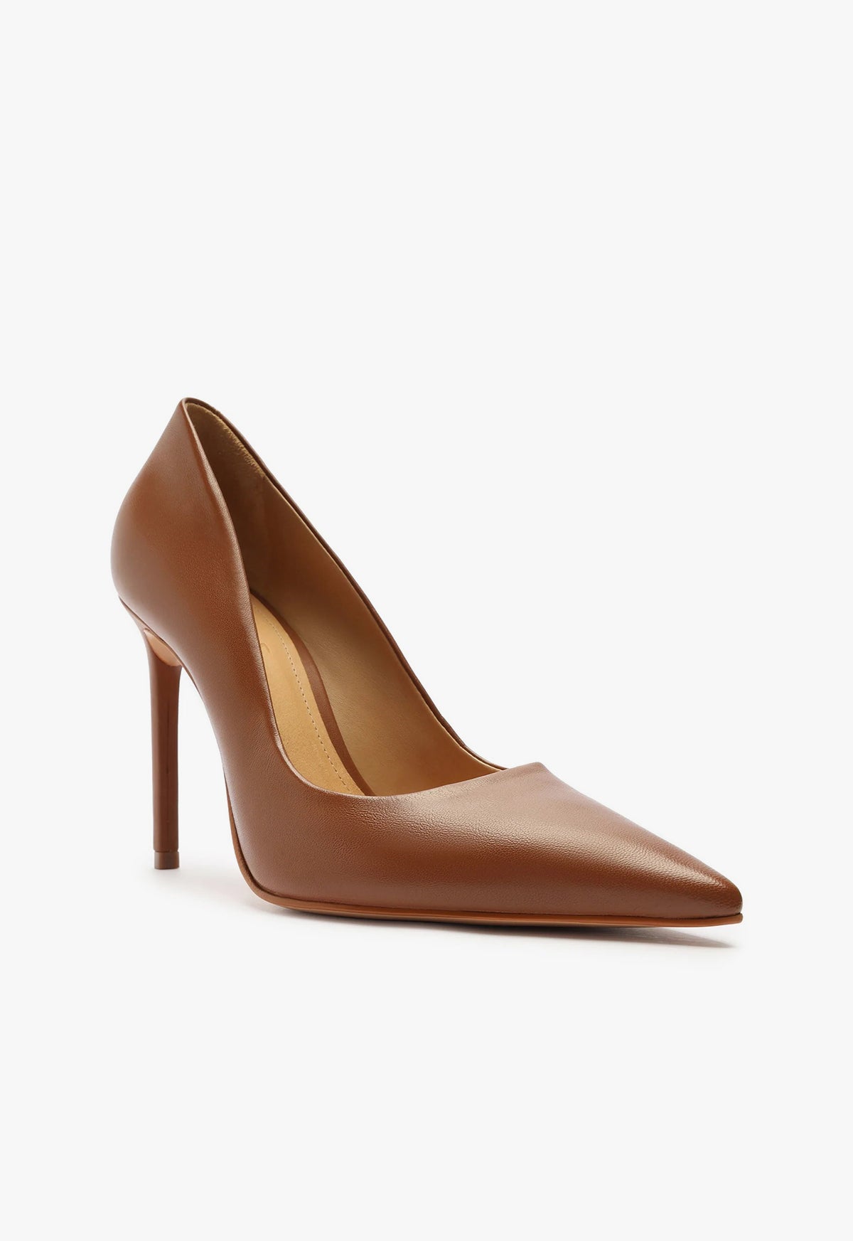 Schutz Lou High Stiletto Brown Pump